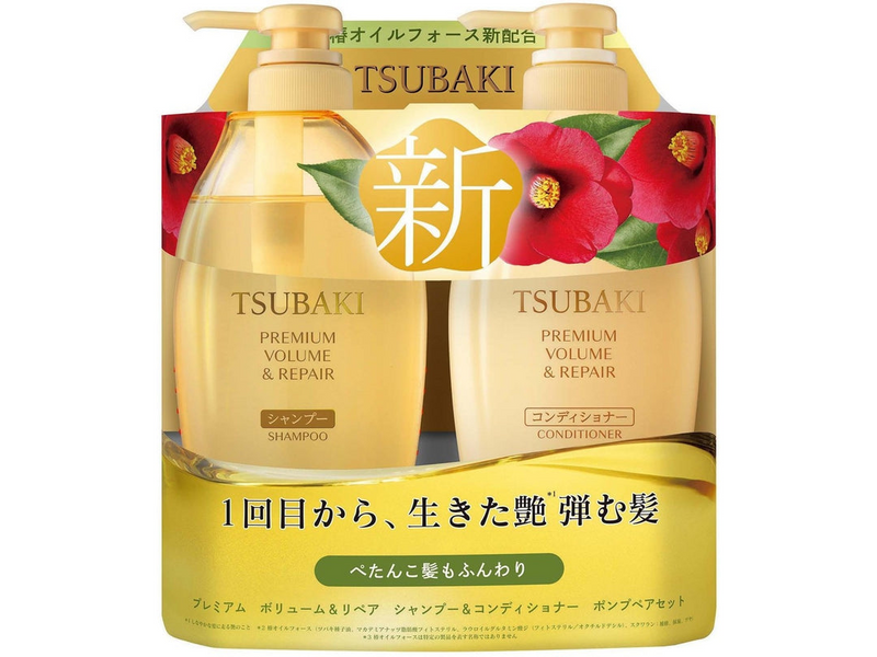Набір шампунь та кондиціонер TSUBAKI Premium Об'єм і відновлення волосся, 2 x 450 мл 494887,3 - оптовий інтернет-магазин ARTORIYA